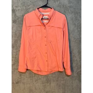 Worldwide Sportsman Fishing Shirt Small Pink Spring Summer Outdoors Athleisure